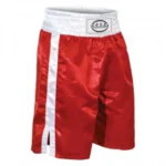 Elite Muay Thai Training Shorts Red Flame Graphic Kickboxing Gear