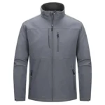 Men’s Softshell Jacket Windproof Zip-Up Outdoor Jacket