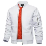 Casual Men’s Softshell Jacket with Stand Collar
