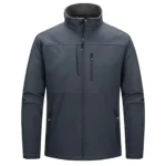 Men’s Wind Resistant Softshell Jacket Full Zip Design