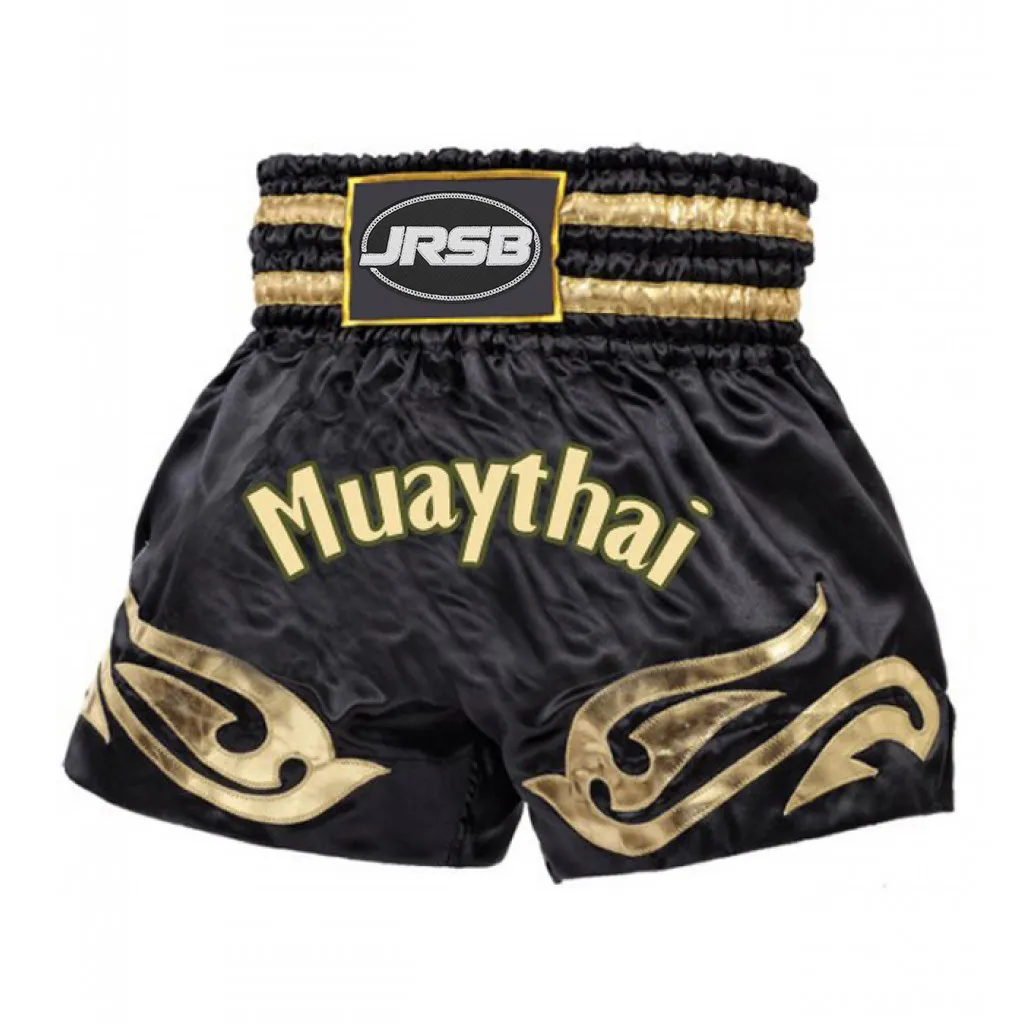 Muay-Thai-Shorts (14) Professional Muay Thai Shorts Breathable Satin Kickboxing - Image 1
