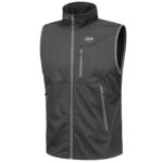 Men's Softshell Training Vest Lightweight Windproof Outerwear for Sports